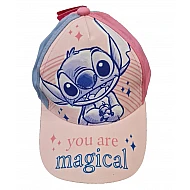 Παιδικό Καπέλο Τζόκευ jockey Βαμβακερό 54 cm Disney Lilo Stitch D07149MC ΡΟΖ ΣΙΕΛ