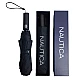 Ομπρέλα Βροχής 3Σπαστη Αυτόματο Άνοιγμα Κλείσιμο Αντιανεμική Λαβή PU Ακτίνες 8/58 cm Σε Κουτί Δώρου NAUTICA 6668 ΜΑΥΡΟ