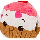 Παιδικό Cuddle Pillow Λούτρινο Cupcake Μαξιλάρι Αγκαλιάς με τσέπες για ζεστά χέρια Hand warmers Noxxiez HW741 ΚΑΦΕ ΛΕΥΚΟ ΡΟΖ