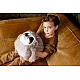 Παιδικό Cuddle Pillow Λούτρινο Ζωάκι Sloth Μαξιλάρι Αγκαλιάς με τσέπες για ζεστά χέρια Hand warmers Noxxiez HW709 ΜΠΕΖ