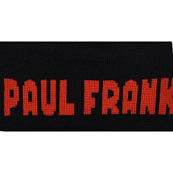 Παιδικό Σκουφάκι Πλεκτό Ακρυλικό One Size jacquard σχέδιο PAUL FRANK STAMION PF02003 ΜΑΥΡΟ