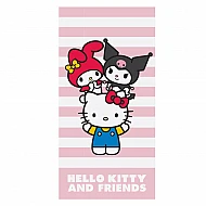 ΠΕΤΣΕΤΑ ΘΑΛΑΣΣΗΣ MICROFIBER 70x150cm HELLO KITTY 4917 ΡΟΖ