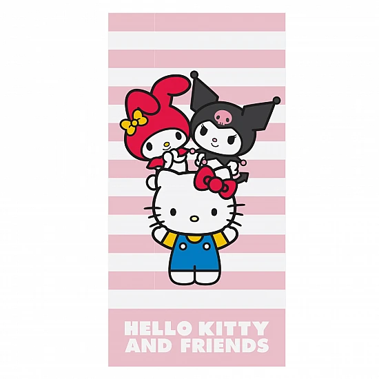 ΠΕΤΣΕΤΑ ΘΑΛΑΣΣΗΣ MICROFIBER 70x150cm HELLO KITTY 4917 ΡΟΖ