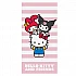 ΠΕΤΣΕΤΑ ΘΑΛΑΣΣΗΣ MICROFIBER 70x150cm HELLO KITTY 4917 ΡΟΖ