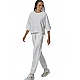 ΓΥΝΑΙΚΕΙΟ FRENCH TERRY ΠΑΝΤΕΛΟΝΙ  Body Action 021536-01-STAR WHITE