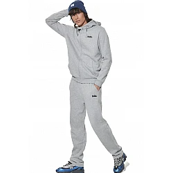 ΑΝΔΡΙΚΟ FLEECE ΠΑΝΤΕΛΟΝΙ Body Action 023628-01-LIGHT MELANGE GREY