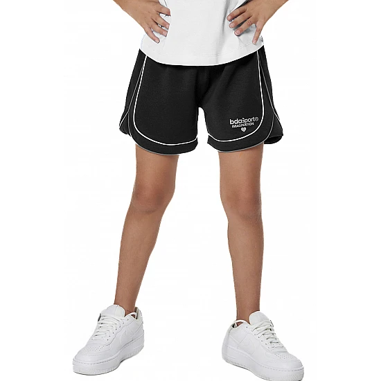 ΠΑΙΔΙΚΟ TECH FLEECE ΣΟΡΤΣ ΓΙΑ ΚΟΡΙΤΣΙΑ Body Action 032605-01-BLACK
