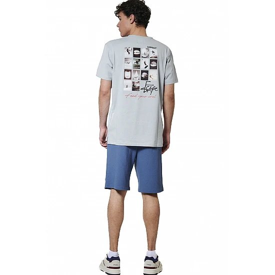 ΑΝΔΡΙΚΗ ΒΕΡΜΟΥΔΑ WAFFLE Body Action 033631-01-BLUE HORIZON
