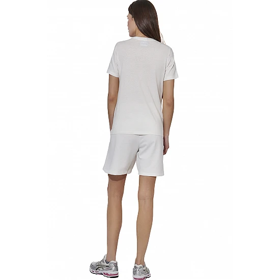 ΓΥΝΑΙΚΕΙΟ ΒΑΜΒΑΚΕΡΟ T-SHIRT Body Action 051618-01-STAR WHITE