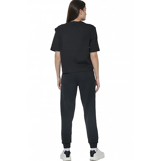 ΓΥΝΑΙΚΕΙΟ ΒΑΜΒΑΚΕΡΟ T-SHIRT Body Action 051624-01-BLACK