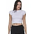 ΓΥΝΑΙΚΕΙΟ CROP T-SHIRT Body Action 051625-01-WHITE