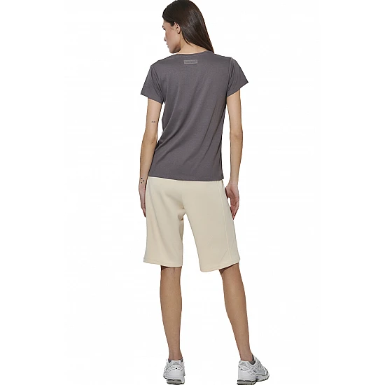 ΓΥΝΑΙΚΕΙΟ V-NECK T-SHIRT Body Action 051627-01-STEEL GREY