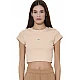 ΓΥΝΑΙΚΕΙΟ CROP T-SHIRT Body Action 051628-01-PEACH TAFFY