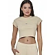 ΓΥΝΑΙΚΕΙΟ CROP T-SHIRT Body Action 051628-01-SUMMER SAND