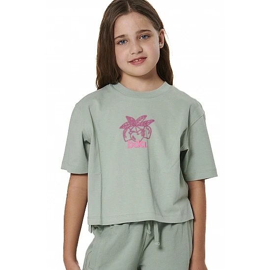 ΠΑΙΔΙΚΟ T-SHIRT ΓΙΑ ΚΟΡΙΤΣΙΑ Body Action 052603-01-PISTACHIO GREEN