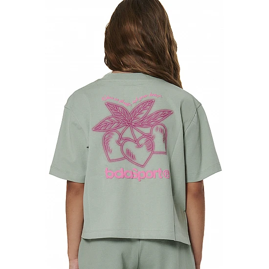 ΠΑΙΔΙΚΟ T-SHIRT ΓΙΑ ΚΟΡΙΤΣΙΑ Body Action 052603-01-PISTACHIO GREEN
