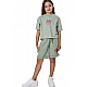 ΠΑΙΔΙΚΟ T-SHIRT ΓΙΑ ΚΟΡΙΤΣΙΑ Body Action 052603-01-PISTACHIO GREEN