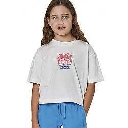 ΠΑΙΔΙΚΟ T-SHIRT ΓΙΑ ΚΟΡΙΤΣΙΑ Body Action 052603-01-WHITE ALYSSUM