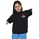 ΠΑΙΔΙΚΟ T-SHIRT ΓΙΑ ΚΟΡΙΤΣΙΑ Body Action 052604-01-BLACK