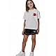 ΠΑΙΔΙΚΟ T-SHIRT ΓΙΑ ΚΟΡΙΤΣΙΑ Body Action 052604-01-WHITE ALYSSUM