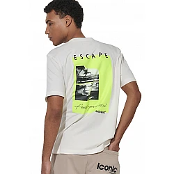 ΑΝΔΡΙΚΟ T-SHIRT Body Action 053622-01-WHITE ALYSSUM