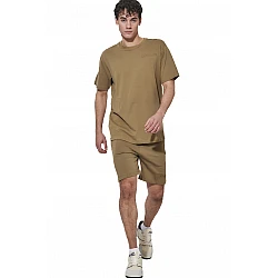 ΑΝΔΡΙΚΟ PIQUE T-SHIRT Body Action 053626-01-COVERT GREEN