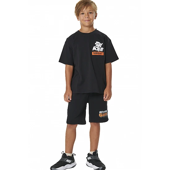 ΠΑΙΔΙΚΟ T-SHIRT ΓΙΑ ΑΓΟΡΙΑ Body Action 054605-01-BLACK