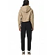 ΓΥΝΑΙΚΕΙΟ CROPPED ΦΟΥΤΕΡ ΜΕ ΚΟΥΚΟΥΛΑ Body Action 061524-01-TEAK BEIGE