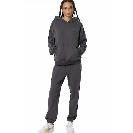 ΓΥΝΑΙΚΕΙΟ ΦΟΥΤΕΡ ΜΕ ΚΟΥΚΟΥΛΑ Body Action 061525-01-PINSTRIPE GREY