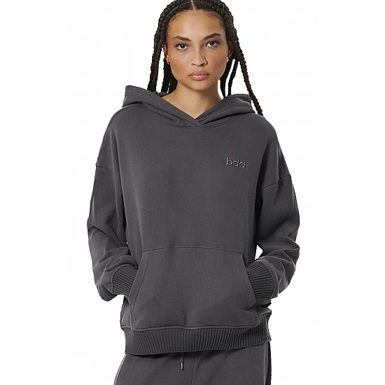 ΓΥΝΑΙΚΕΙΟ ΦΟΥΤΕΡ ΜΕ ΚΟΥΚΟΥΛΑ Body Action 061525-01-PINSTRIPE GREY