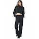 ΓΥΝΑΙΚΕΙΑ CROP ΜΠΛΟΥΖΑ Body Action 061621-01-BLACK
