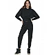 ΓΥΝΑΙΚΕΙΟ CROP MODAL ΦΟΥΤΕΡ ΜΕ ΚΟΥΚΟΥΛΑ Body Action 061622-01-BLACK