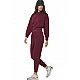 ΓΥΝΑΙΚΕΙΟ CROP MODAL ΦΟΥΤΕΡ ΜΕ ΚΟΥΚΟΥΛΑ Body Action 061622-01-MAROON BANNER