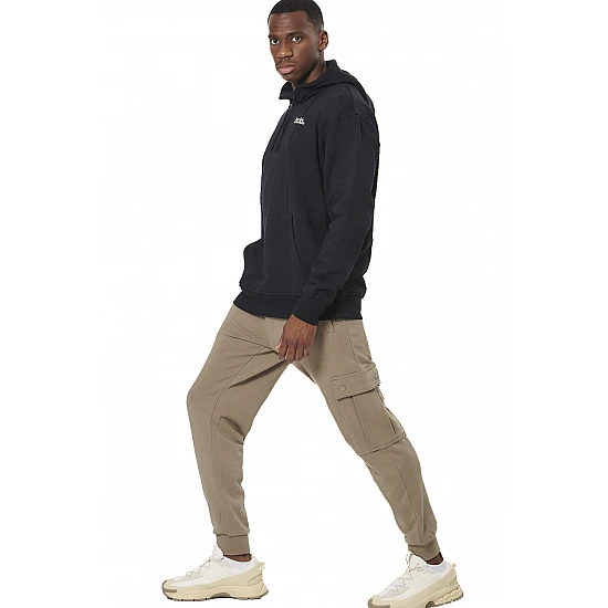 ΑΝΔΡΙΚΟ FLEECE ΦΟΥΤΕΡ ΜΕ ΚΟΥΚΟΥΛΑ Body Action 063513-01-BLACK