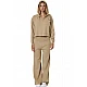 ΓΥΝΑΙΚΕΙΑ ZAKETA ΜΕ ΚΟΥΚΟΥΛΑ Body Action 071521-01-TEAK BEIGE