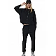 ΓΥΝΑΙΚΕΙΑ MODAL ΖΑΚΕΤΑ ΜΕ ΚΟΥΚΟΥΛΑ Body Action 071524-01-BLACK