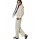 ΓΥΝΑΙΚΕΙΑ CROPPED ZΑΚΕΤΑ ΜΕ ΚΟΥΚΟΥΛΑ Body Action 071528-01-SALT ECRU