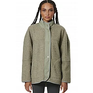 ΓΥΝΑΙΚΕΙΑ OVERSIZED BOUCLE-FLEECE ΖΑΚΕΤΑ Body Action 071530-01-FOG GREEN