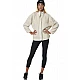 ΓΥΝΑΙΚΕΙΑ OVERSIZED BOUCLE-FLEECE ΖΑΚΕΤΑ Body Action 071530-01-PRISTINE ECRU