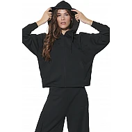 ΓΥΝΑΙΚΕΙΑ MODAL ΖΑΚΕΤΑ ΜΕ ΚΟΥΚΟΥΛΑ Body Action 071631-01-BLACK