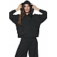 ΓΥΝΑΙΚΕΙΑ MODAL ΖΑΚΕΤΑ ΜΕ ΚΟΥΚΟΥΛΑ Body Action 071631-01-BLACK