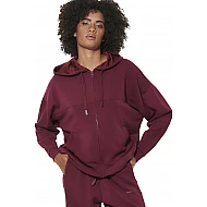 ΓΥΝΑΙΚΕΙΑ MODAL ΖΑΚΕΤΑ ΜΕ ΚΟΥΚΟΥΛΑ Body Action 071631-01-MAROON BANNER