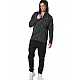 ΑΝΔΡΙΚΗ KNIT FLEECE ΖΑΚΕΤΑ ΜΕ ΚΟΥΚΟΥΛΑ Body Action 073528-01-BLACK SHADOW HEATHER