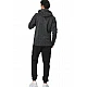 ΑΝΔΡΙΚΗ KNIT FLEECE ΖΑΚΕΤΑ ΜΕ ΚΟΥΚΟΥΛΑ Body Action 073528-01-BLACK SHADOW HEATHER