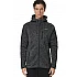 ΑΝΔΡΙΚΗ KNIT FLEECE ΖΑΚΕΤΑ ΜΕ ΚΟΥΚΟΥΛΑ Body Action 073528-01-BLACK SHADOW HEATHER