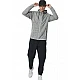 ΑΝΔΡΙΚΗ KNIT FLEECE ΖΑΚΕΤΑ ΜΕ ΚΟΥΚΟΥΛΑ Body Action 073528-01-CHALK GREY HEATHER