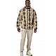 ΑΝΔΡΙΚΗ SHERPA ΖΑΚΕΤΑ  Body Action 073529-01-ECRU BROWN WINTER PASS