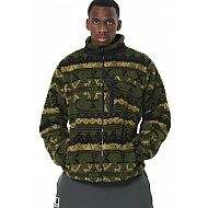 ΑΝΔΡΙΚΗ SHERPA ΖΑΚΕΤΑ  Body Action 073529-01-GREEN BLACK WINTER PASS
