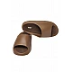 UNISEX SUMMER SLIDES Body Action 093609-01-MOCHA BROWN