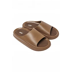 UNISEX SUMMER SLIDES Body Action 093609-01-MOCHA BROWN